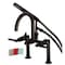 Aqua Vintage AE8105DKL 7-Inch Deck Mount Clawfoot Tub Faucet, Oil Rubbed Bronze AE8105DKL - alternate 1